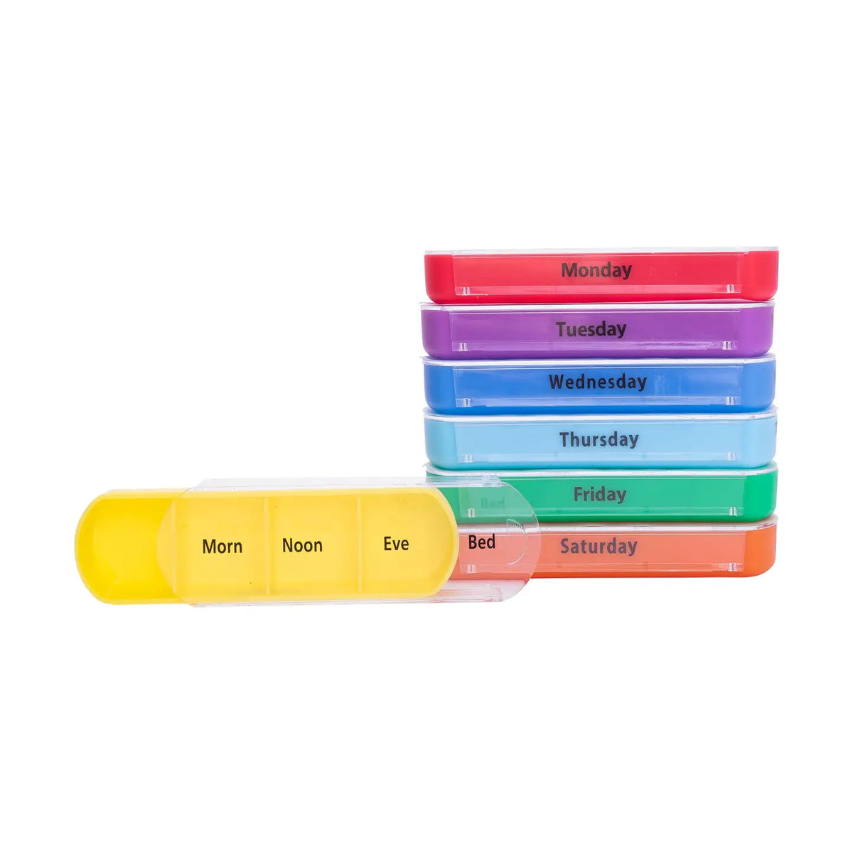 PILL ORGANZIER IN LEATHER TRAVEL POUCH