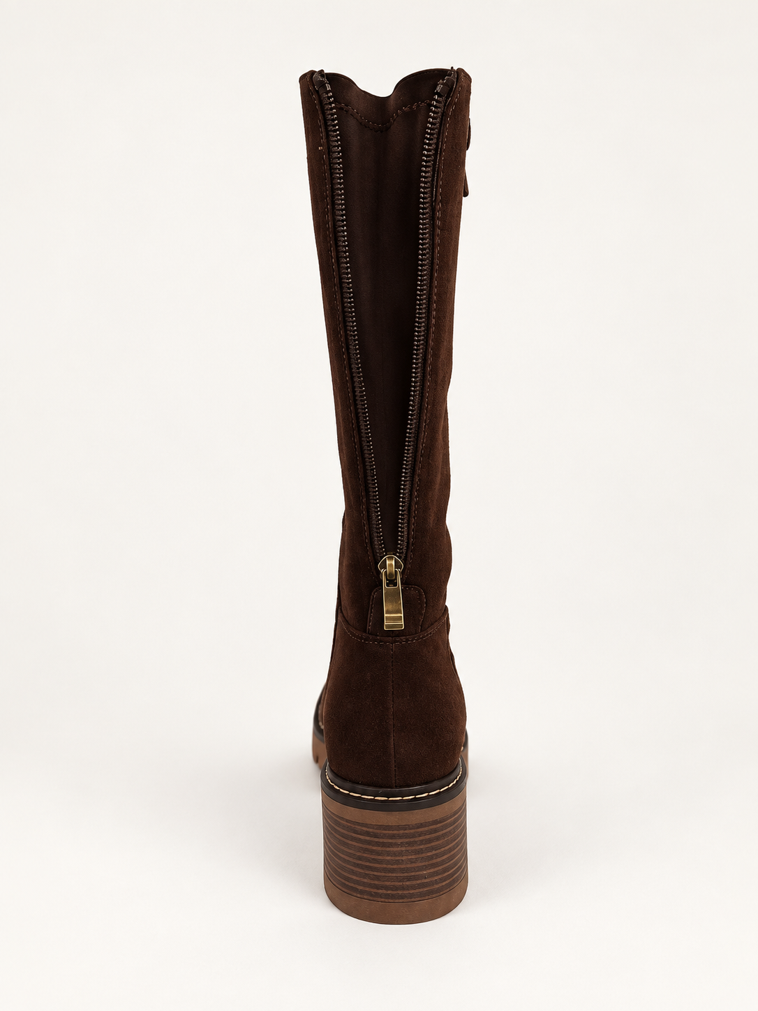AQUA-FLEX NOANNA CHOCOLATE SUEDE WITH EXPANDABLE CALF PANEL