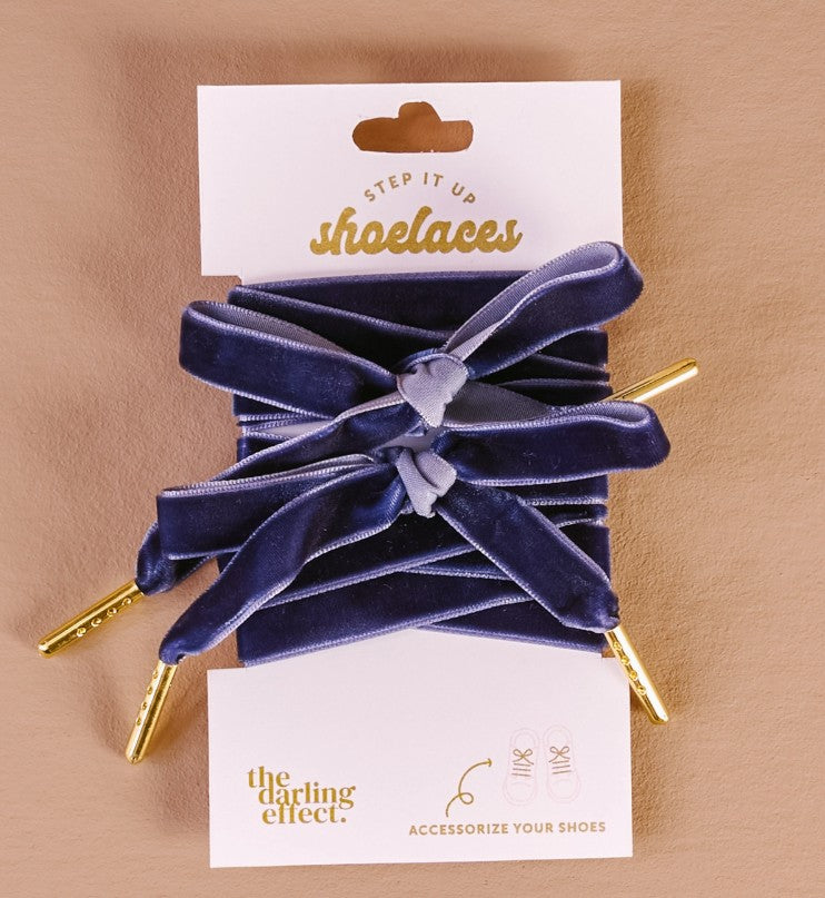 VELVET BLUE LACES