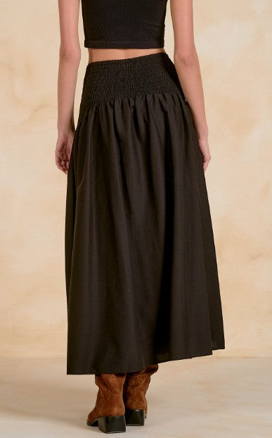 HIGH WAISTED MAXI SKIRT