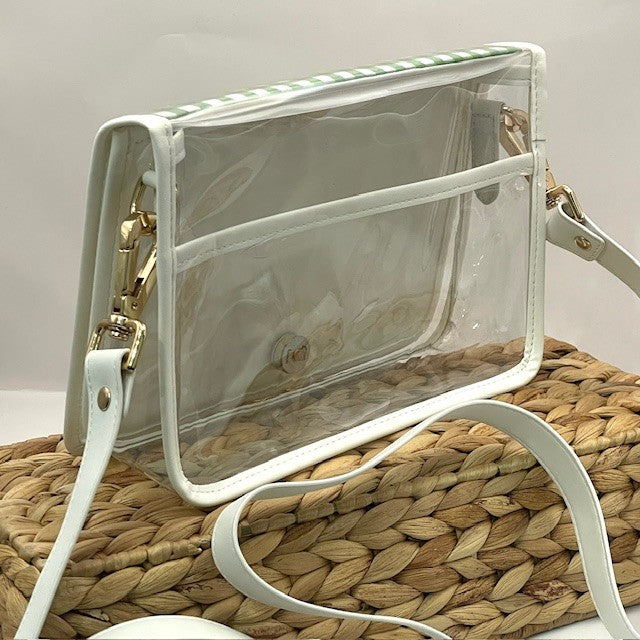 CLEAR STADIUM GREEN/WHITE GINGHAM