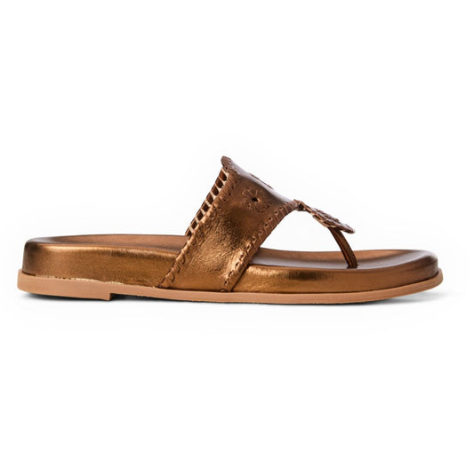 JACK ROGERS JACKS SPORT BRONZE SANDAL