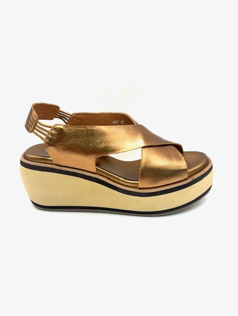 ANTELOPE KYLIE BRONZE WEDGE SANDAL