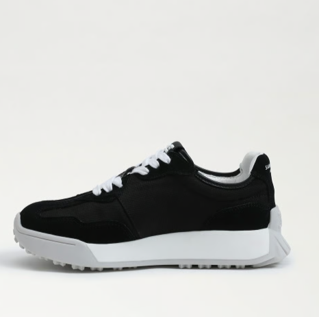 SAM EDELAMN LANGLEY BLACK SUEDE