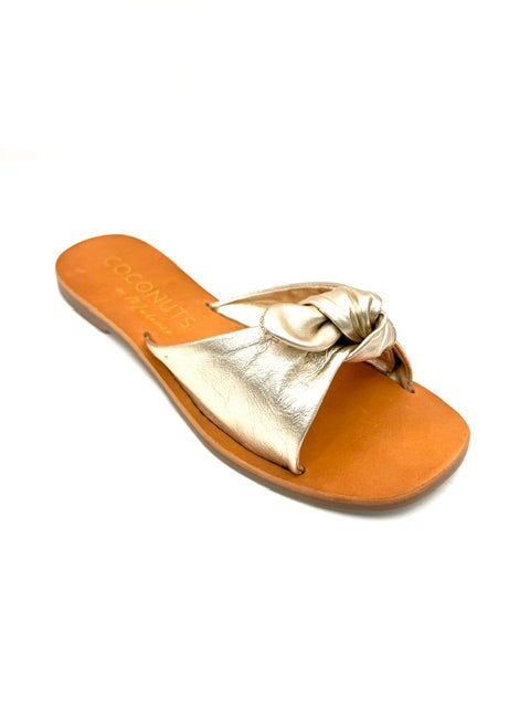 COCONUTS BY MATISSE MACKENZIE GOLD SANDAL