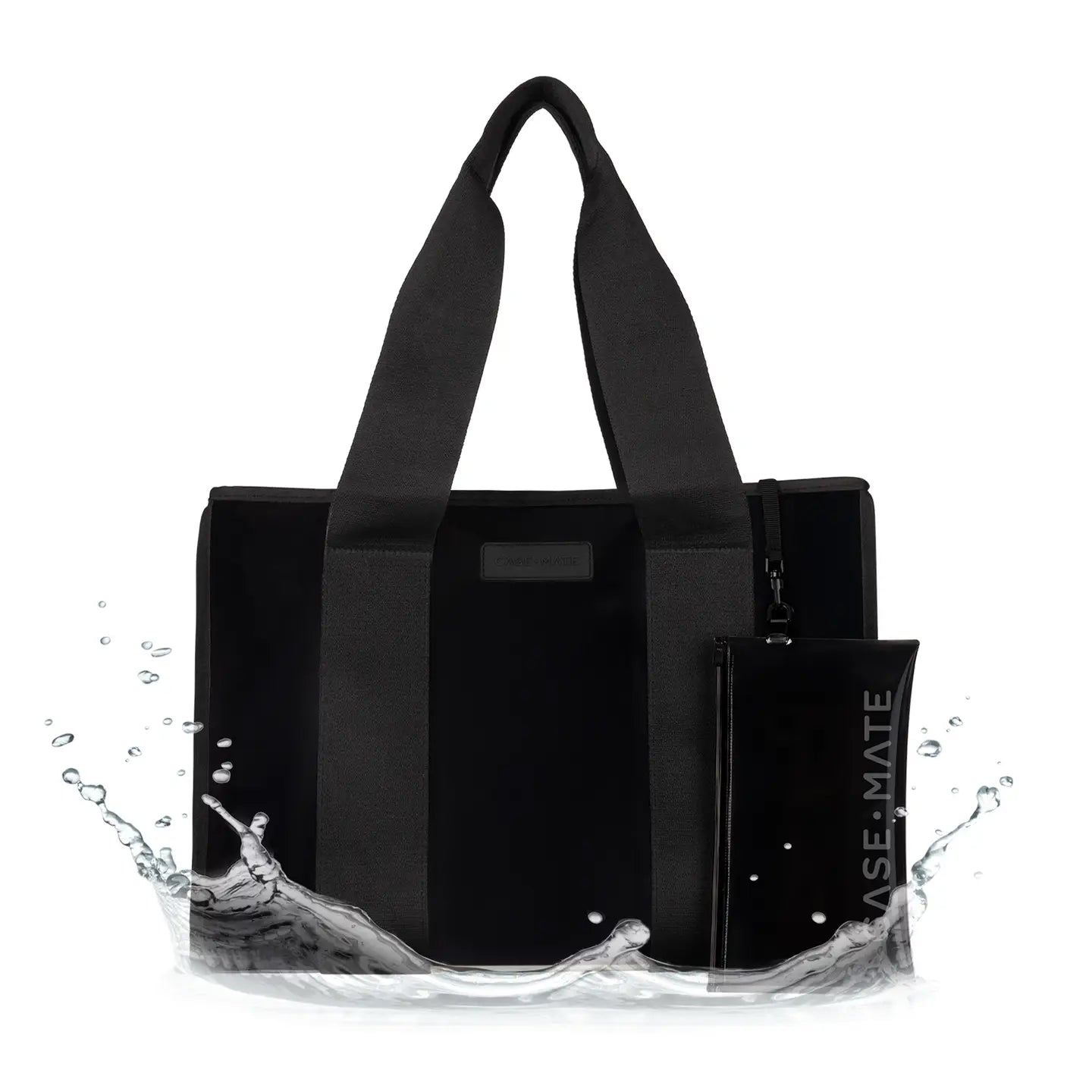 CASE-MATE MIDNIGHT BLACK JELLY TOTE