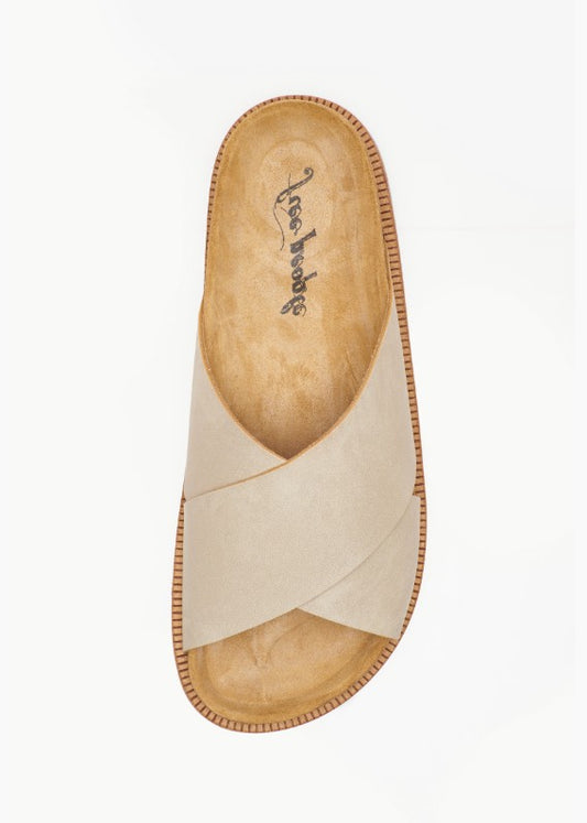 FREE PEOLE SIDELINES FOOTBED DOVE GREY