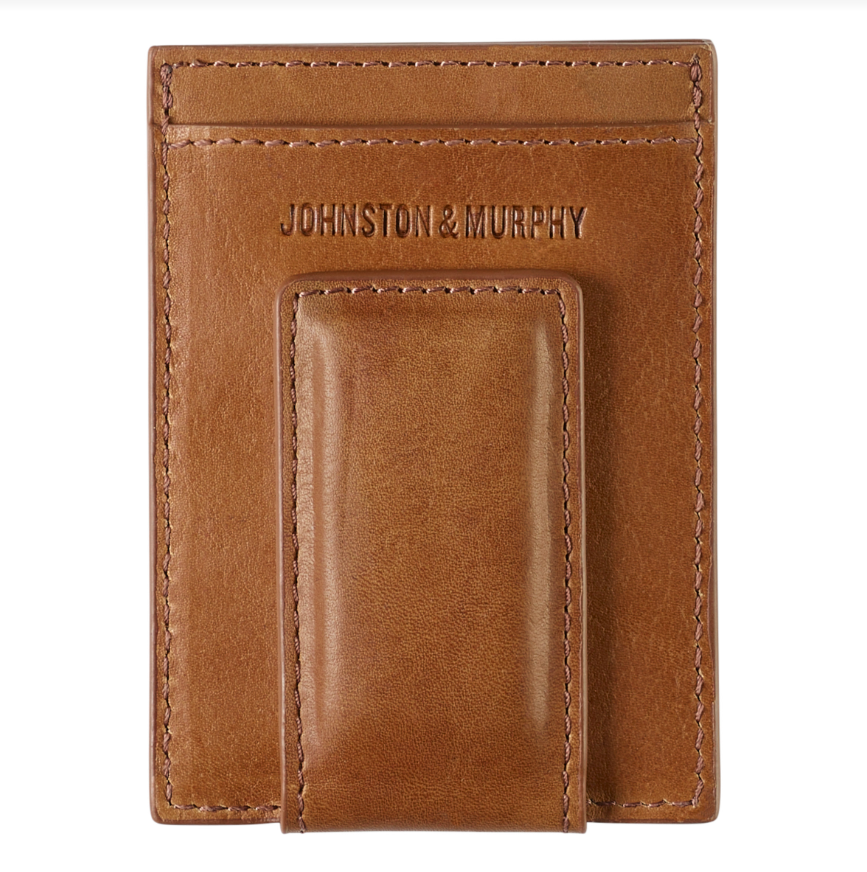 RHODES FRONT POCKET WALLET IN TAN