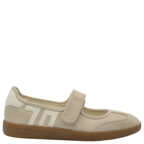 BACK 70 AYA BEIGE MILK MARY JANE SNEAKER