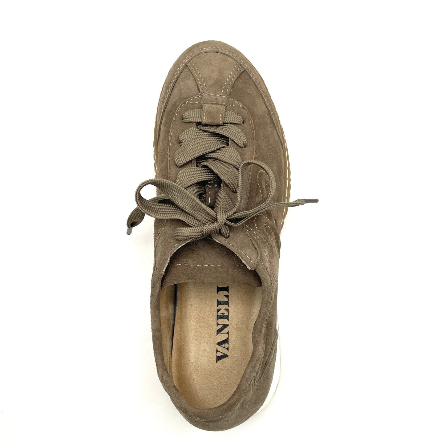 VANELI PEAK TAUPE SUEDE SNEAKER