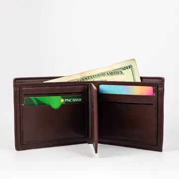 ALPHA GLOBAL WALLET IN BROWN