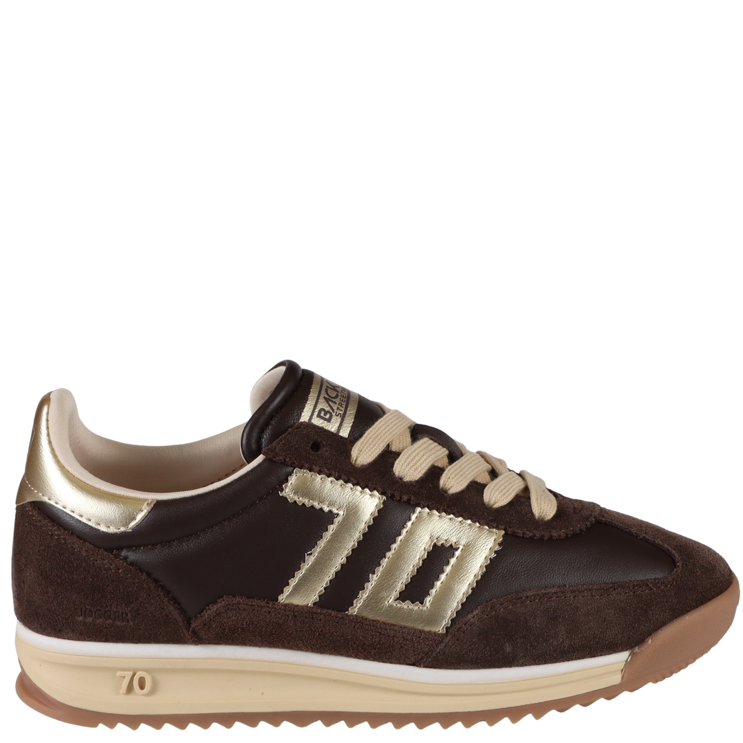 Back 70 JOGGER N COFFEE/GOLD