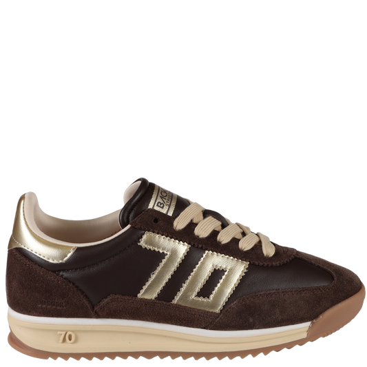Back 70 JOGGER N COFFEE/GOLD