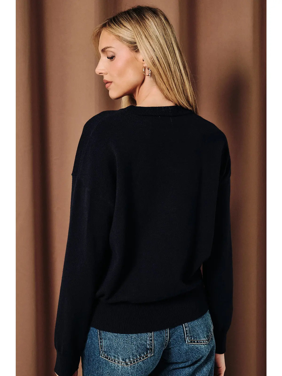 POPCORN SWEATER NAVY