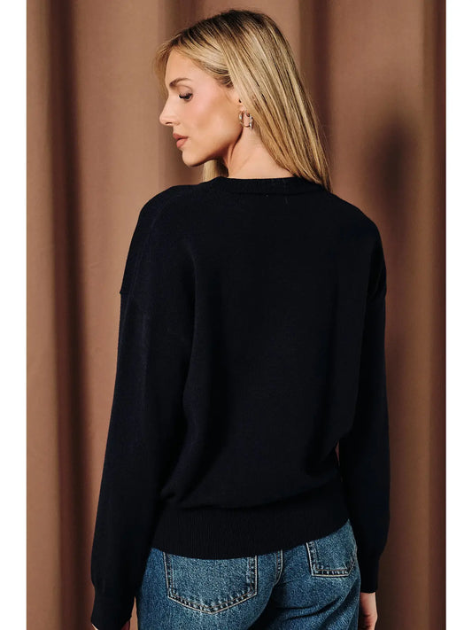 POPCORN SWEATER NAVY