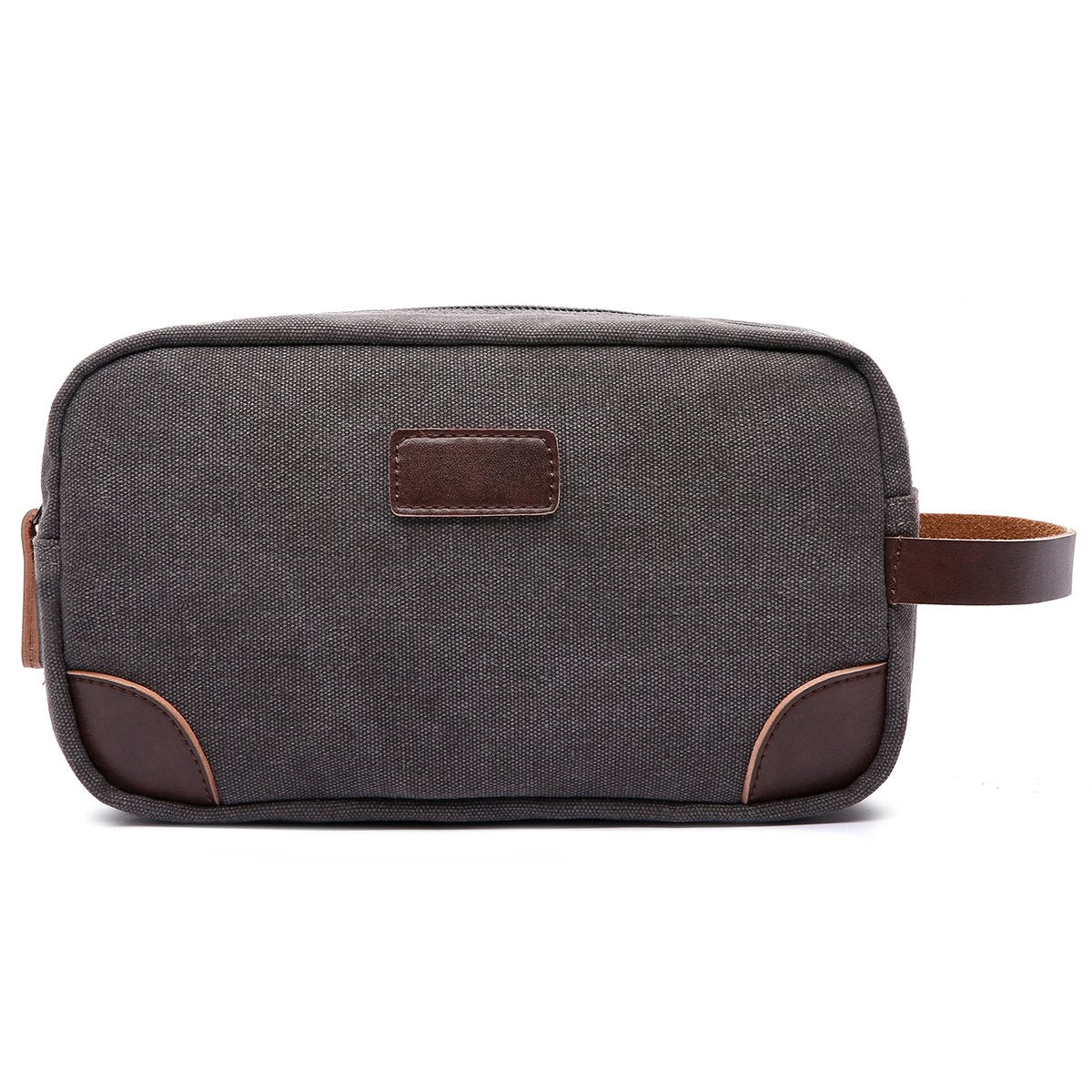 GREY CANVAS DOPP KIT