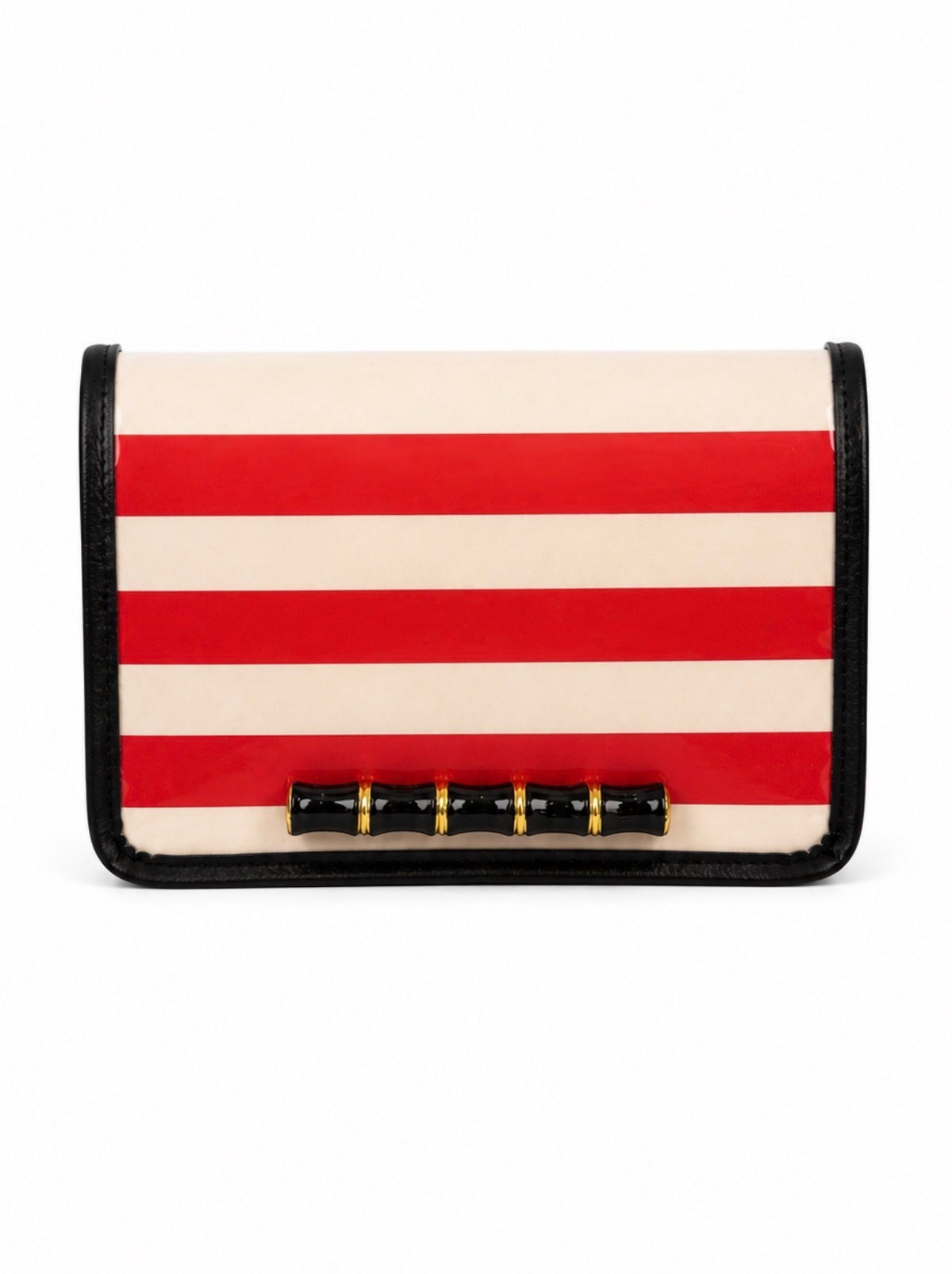 STADIUM RED/WHITE STRIPE WITH BLACK BAMBOO