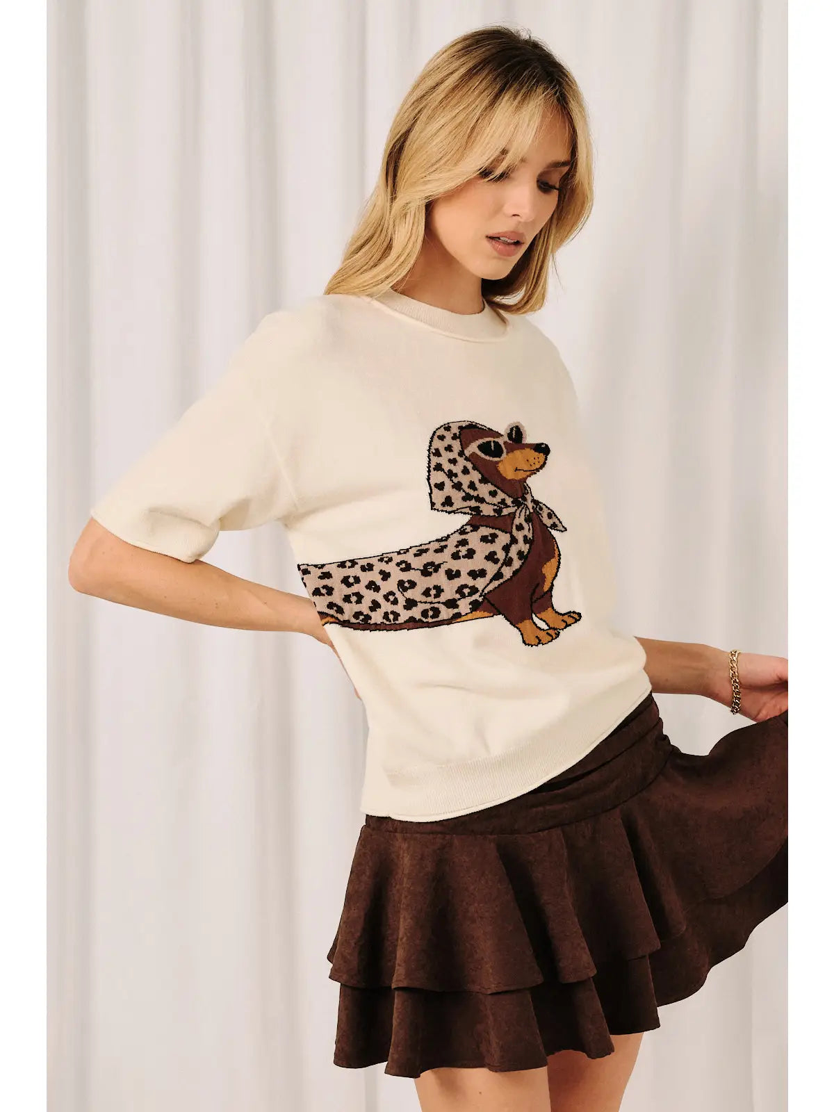 'WEENIE' SWEATER CREAM