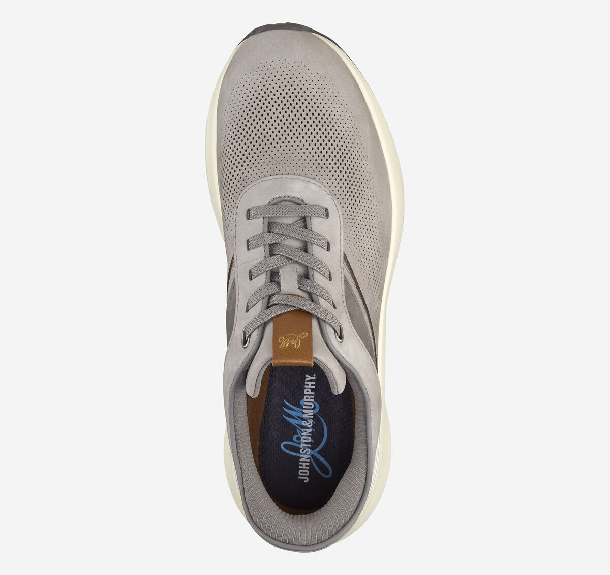 JOHNSTON & MURPHY SURGE U-THROAT GRAY SNEAKER
