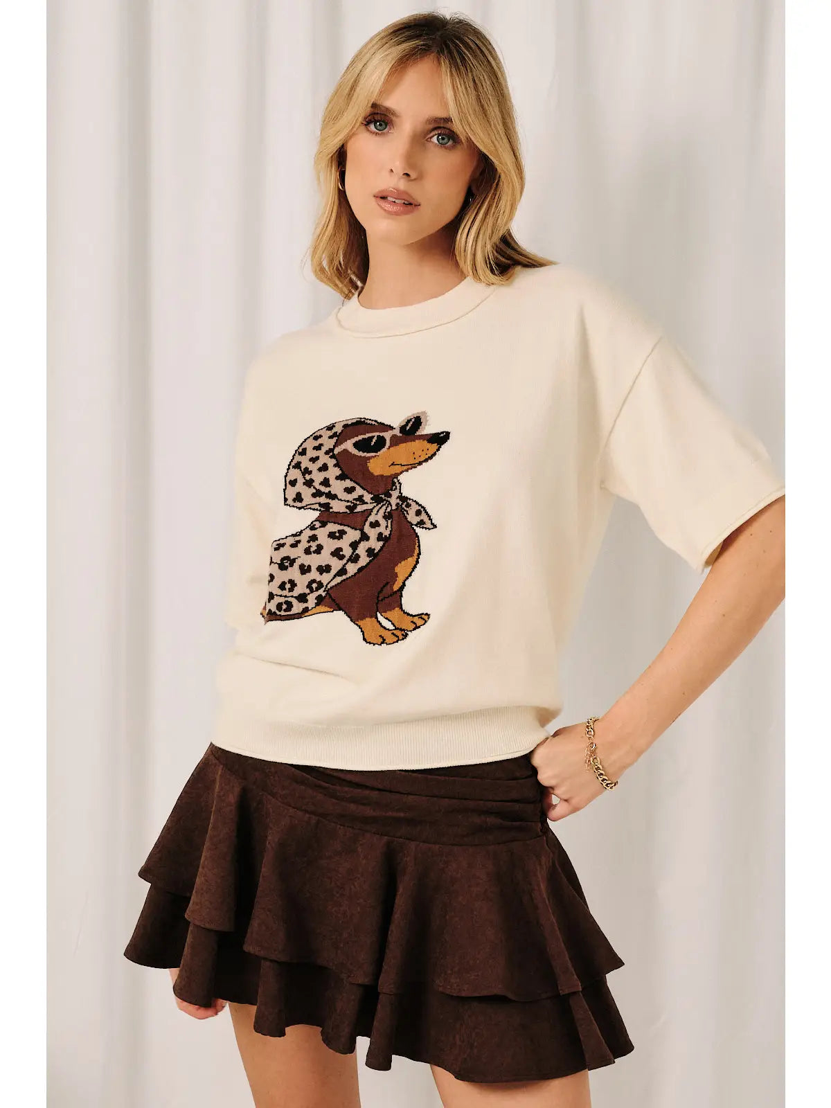 'WEENIE' SWEATER CREAM