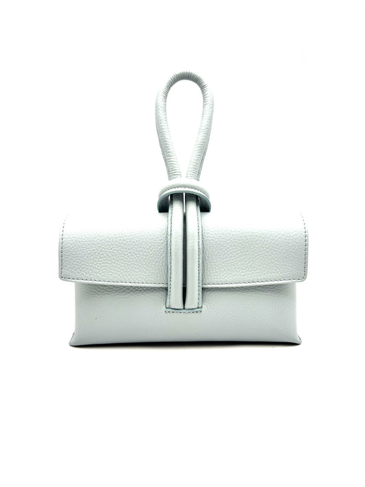 WRISTLET BAG WITH CROSSBODY LIGHT BLUE