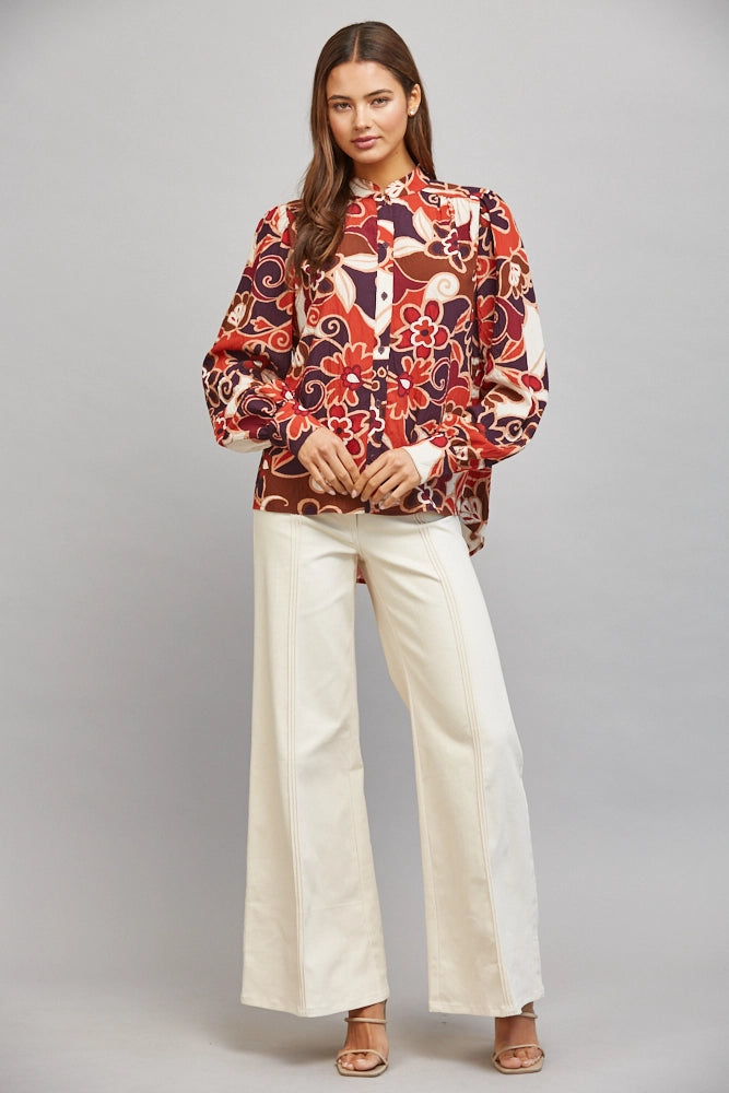 HIGH WAISTED ECRU PANTS
