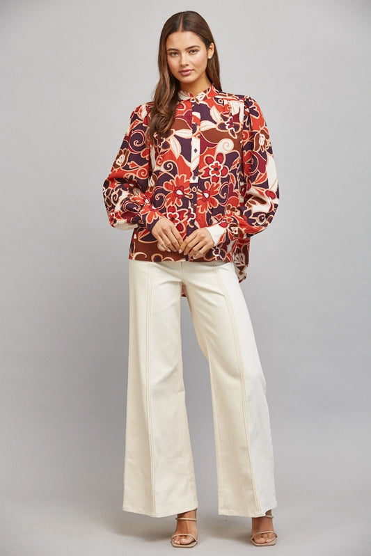 HIGH WAISTED ECRU PANTS