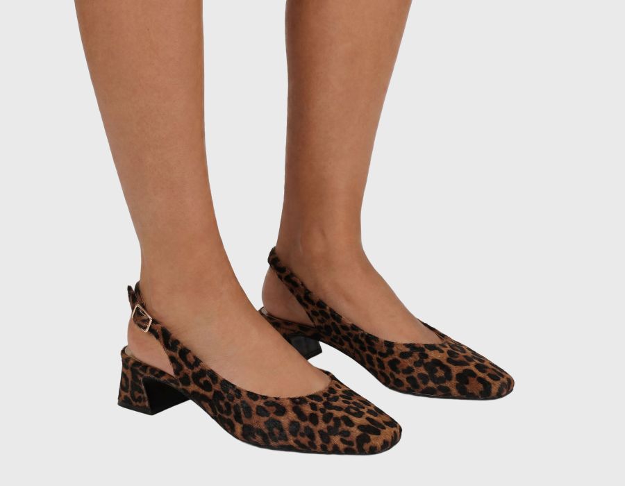 VANELI DARSY LEOPARD SLINGBACK