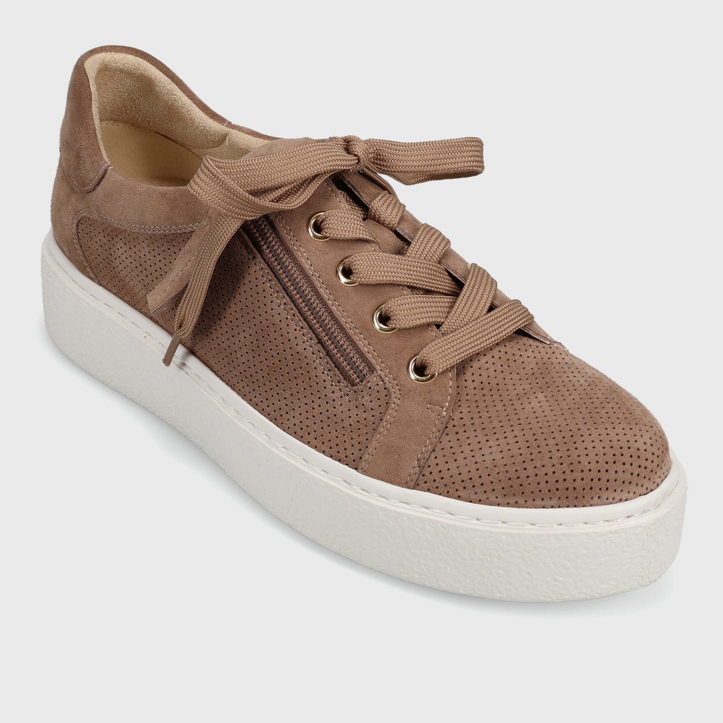 VANELI YOHANA MINK TAUPE PLATFORM SNEAKER
