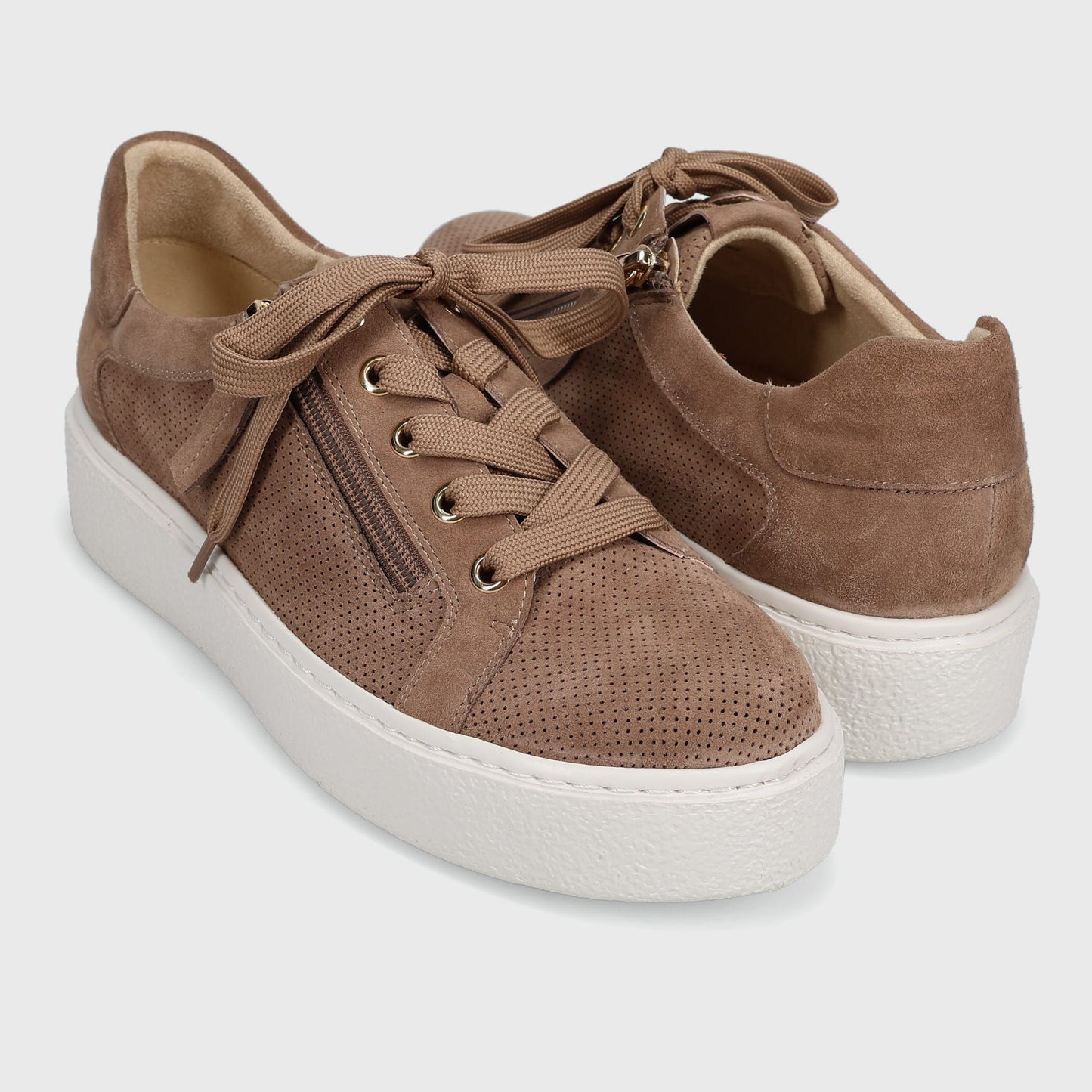 VANELI YOHANA MINK TAUPE PLATFORM SNEAKER