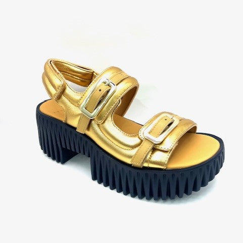 4CCCCEES PLIA KIKO GOLD SANDAL