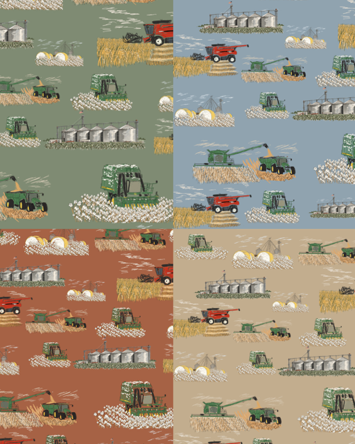 THE HARVEST IN 4 COLORS