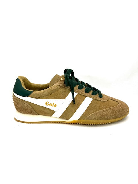 GOLA SPRINTER WHTE/EVERGREEN SUEDE SNEAKER