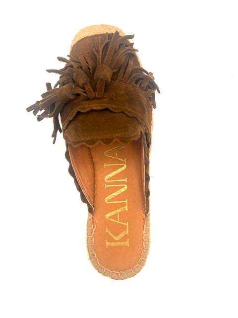 KANNA LENA BASKET ARABICA DK BROWN MULE