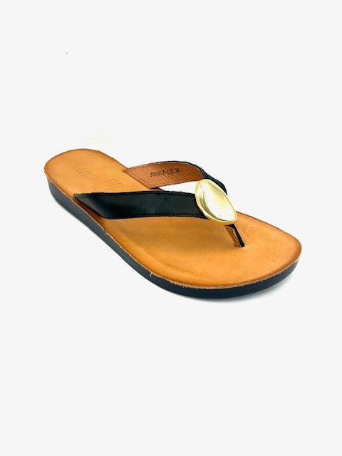 AYALLA BY ANTELOPE ADDISON BLACK SANDAL