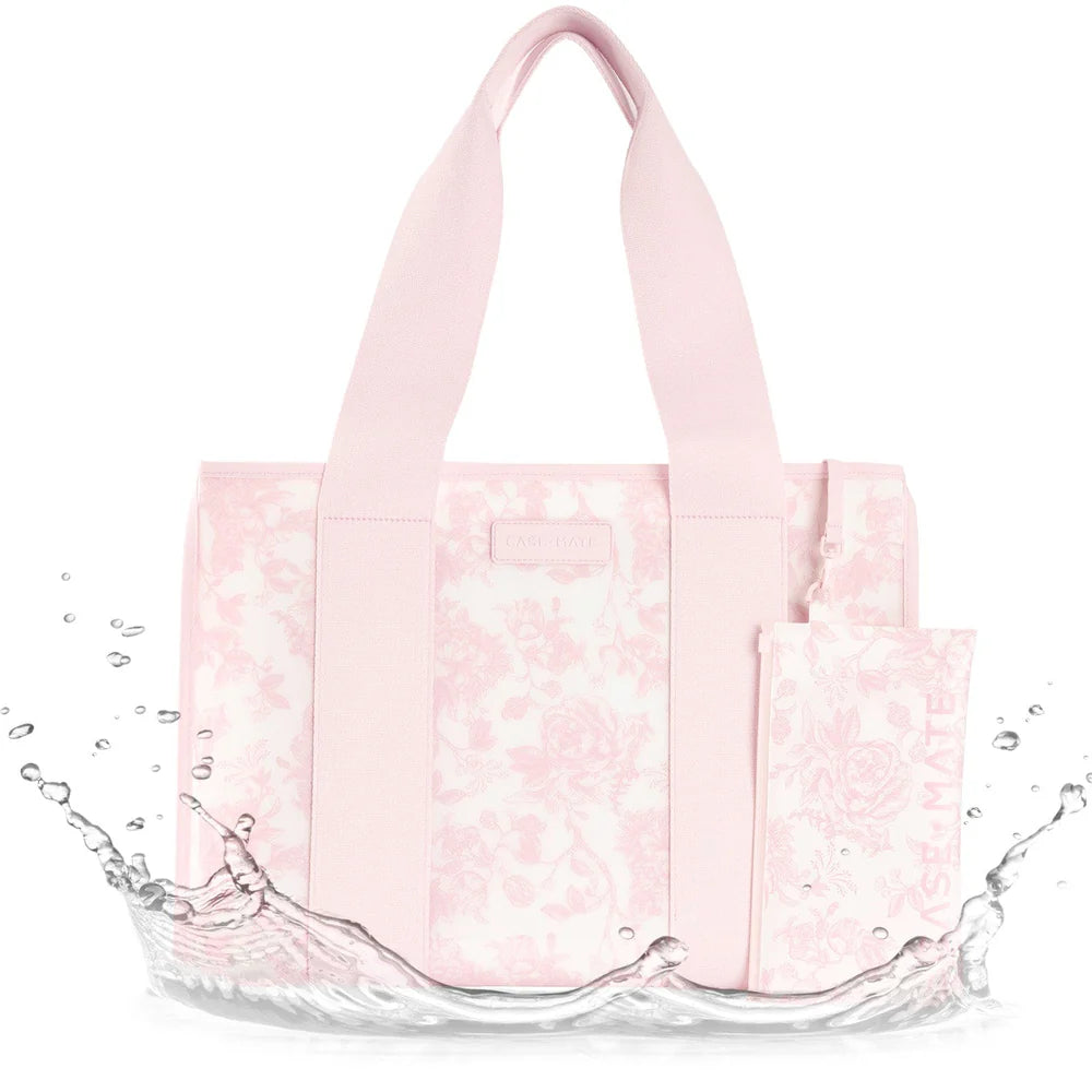 CASE-MATE BALLET PINK AFTERNOON ROSE' TOTE