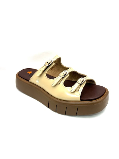 ART MALAGA 1847 NAPPA SHINY CHAMPAGNE SANDAL