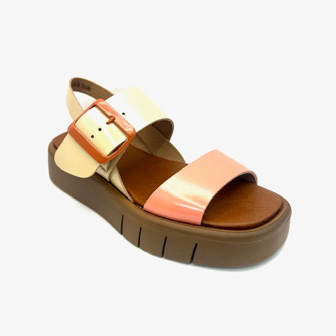 ART MALAGA 1847 MULTI CHAMPAGNE FLAMINGO SANDAL