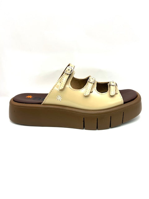 ART MALAGA 1847 NAPPA SHINY CHAMPAGNE SANDAL