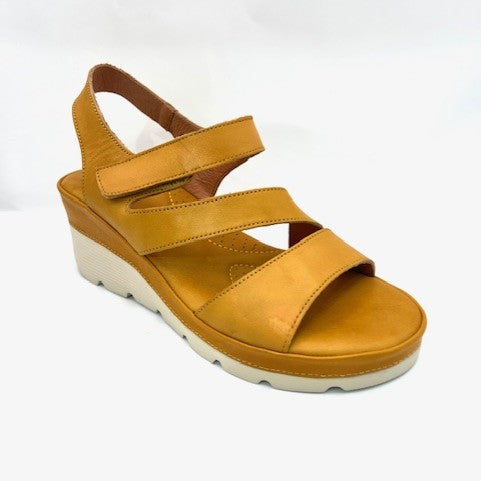 AYALLA BY ANTELOPE JAYCEE TAN WEDGE SANDAL