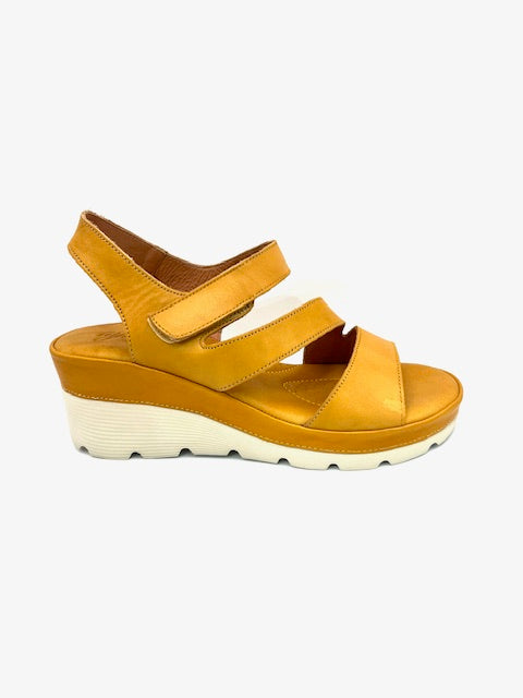 AYALLA BY ANTELOPE JAYCEE TAN WEDGE SANDAL