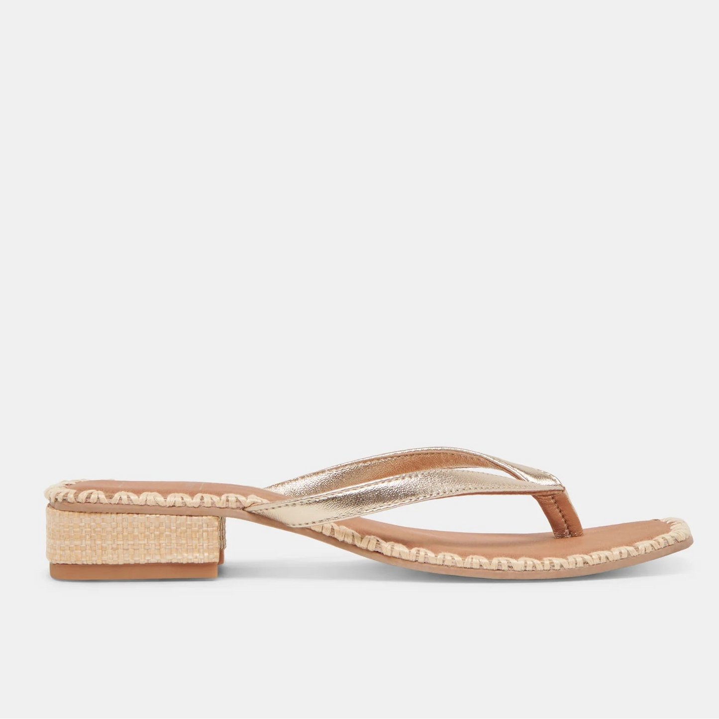 DOLCE VITA BARTY GOLD METALLIC SANDAL