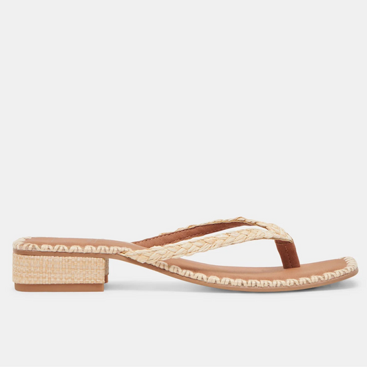 DOLCE VITA BARTY LIGHT NATURAL RAFFIA