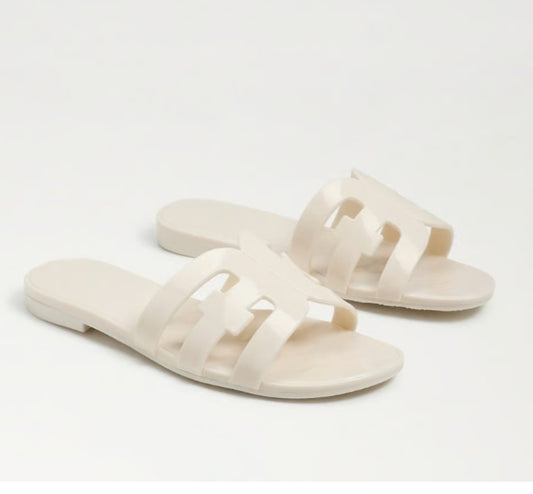 SAM EDELMAN BAY JELLY MODERN IVORY SLIDE