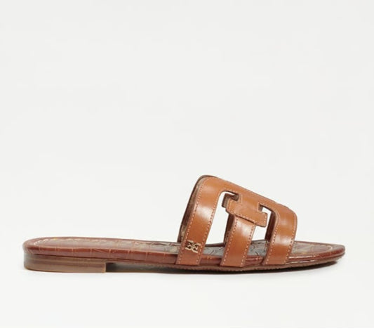 SAM EDELMAN BAY SADDLE LEATHER SLIDE