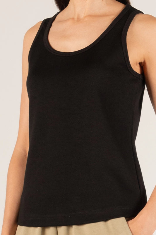 BUTTER MODAL TANK IN BLACK
