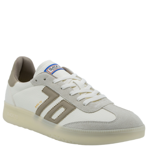 BACK 70 BOSTON 600 WHITE TAUPE MEN'S SNEAKER