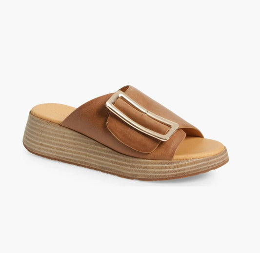 CHOCOLAT BLU ELLA CAMEL SLIP ON WEDGE