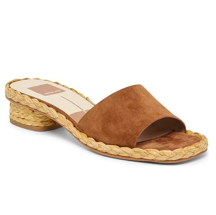 DOLCE VITA DIXI BROWN SUEDE SLIP ON