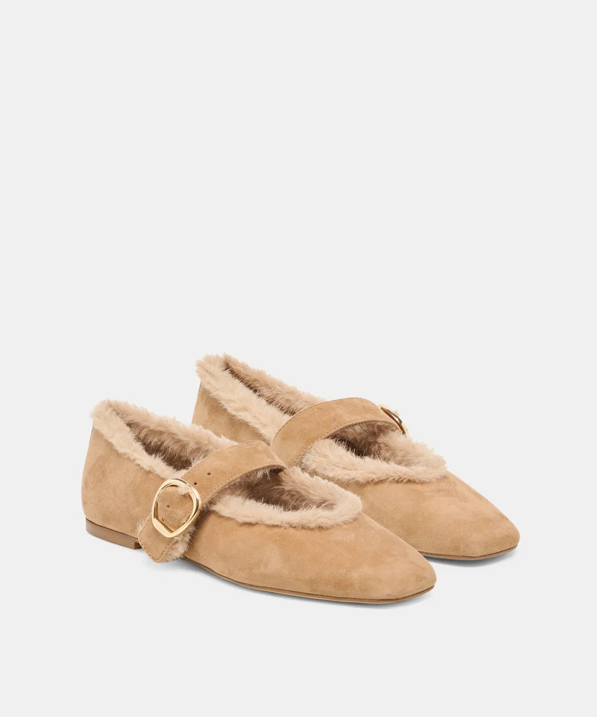 DOLCE VITA MELLA PLUSH LIGHT BROWN SUEDE